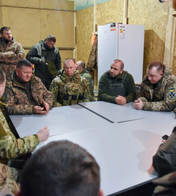 Умєров та Залужний відвідали позиції в районі Куп’янська