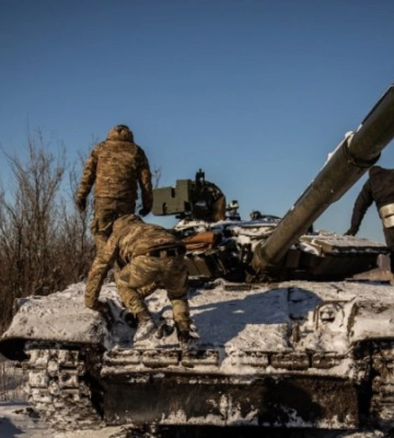 Українські танкісти показали, як працює танк Т-64