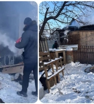 Луцькі муніципали допомагали рятувальникам гасити пожежу в дачному масиві 