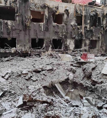 Ворог за добу обстріляв понад 17 населених пунктів Харківщини, вдарив по обласному центру двома ракетами С-300