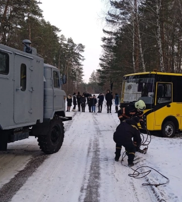 На Рівненщині шкільний автобус з&#039;їхав у кювет