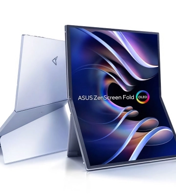 CES 2024: ASUS представила монітор ZenScreen Fold OLED MQ17QH з гнучким OLED-дисплеєм на 17.3&quot;