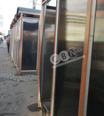У Кропивницькому вандали пошкодили відремонтовану зупинку