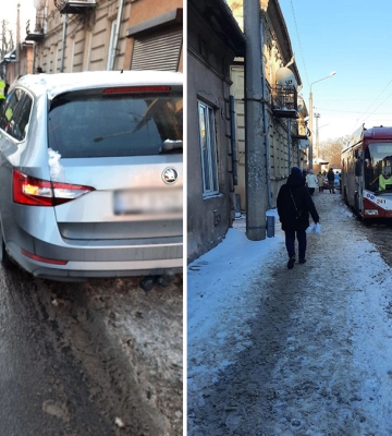 У Франківську в ДТП потрапив тролейбус