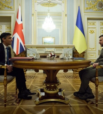 Прем&#039;єр Британії Сунак сьогодні відвідає Київ