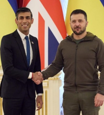 Премʼєр Британії Ріші Сунак відвідає Київ та оголосить про новий пакет військової допомоги
