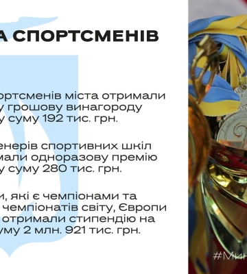 Талановиті миколаївські спортсмени та їх тренери отримують заохочення та стипендії від міста