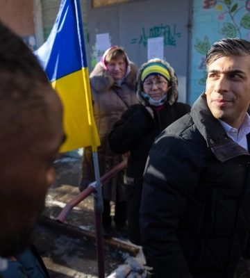Прем&#039;єр Британії Сунак  вже прибув до Києва