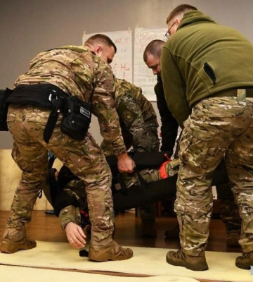 Рівненські вибухотехніки пройшли навчання з тактичної медицини (ВІДЕО)