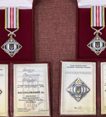Фахівців Обласної клінічної лікарні ім. А.Новака нагороджено відзнаками Ради нацбезпеки і оборони України