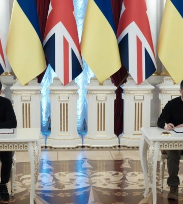 Зеленский встретился с Сунаком в Киеве