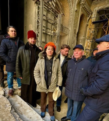В Одесі делегація ЮНЕСКО була вражена темпами відновлення Спасо-Преображенського собору УПЦ