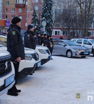 Поліцейські Сумщини отримали нові службові автомобілі
