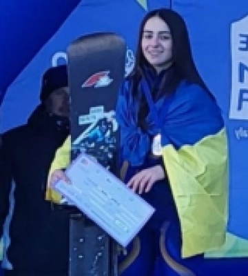 Закарпатка виборола срібло етапу Кубка Європи зі сноубордингу