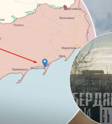 В оккупированном Бердянске раздался взрыв: местные видят, что поднимается дым