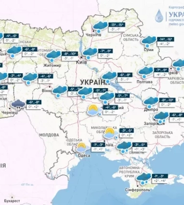 Довгоочікуване потепління, але сніг в Україні йтиме й далі: прогноз погоди на 14 січня у Дніпрі