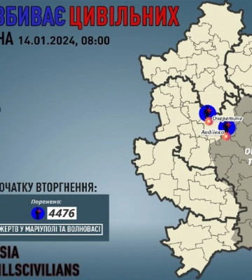Окупанти за добу поранили двох цивільних у Донецькій області
