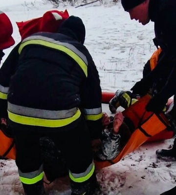 В Киеве мужчина провалился под лед