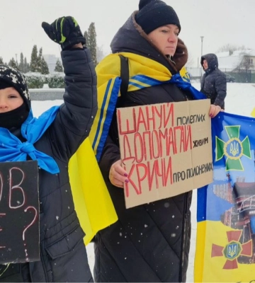 Поверніть Героїв з полону: у Черкасах відбулася акція на підтримку військовополонених