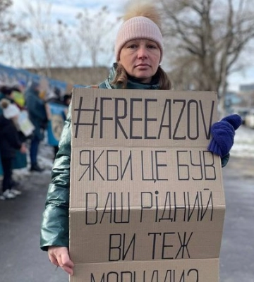 У Миколаєві учасники мітингу вимагають повернути своїх рідних із полону