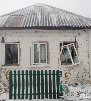рашисти пошкодили три будинки на Сумщині 