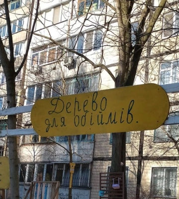У Дніпрі з’явилось дерево для обіймів