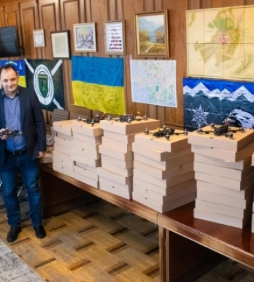 З Івано-Франківська передали на Авдіївський напрямок 50 FPV-дронів