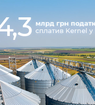 Kernel сплатив до бюджету 4,3 млрд грн податків у 2023 році