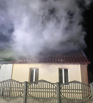 У Здолбунові горів двоквартирний житловий будинок