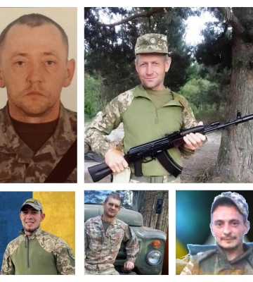 П&#039;ятеро воїнів з Рівненщини повернулися додому «на щиті»