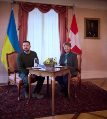 Україна та Швейцарія розпочинають підготовку до проведення Глобального саміту миру на рівні лідерів – Володимир Зеленський після зустрічі з Президенткою Швейцарії