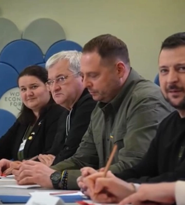 Зеленський провів зустріч з Блінкеном у Давосі