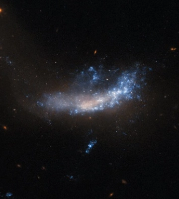 Телескоп Hubble показав невелику галактику в сузір'ї Лева