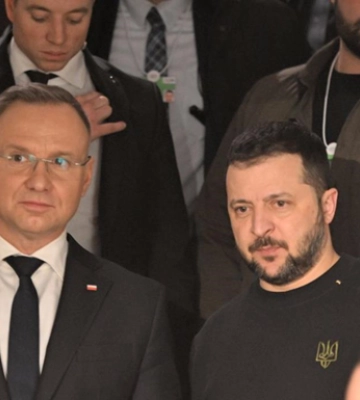 Зеленский и Дуда провели встречу в Давосе
