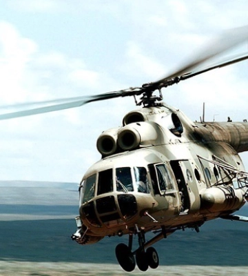 У Бішкеку впав вертоліт Мі-8, є загиблий та поранені