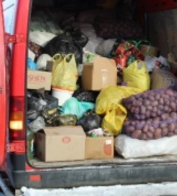 З Шацької громади на Волині передали 5 тонн продуктів для жителів прифронтових територій