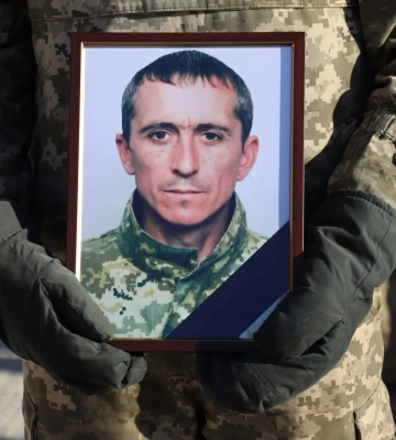 У Тростянці попрощалися з полеглим на війні Олександром Бойком