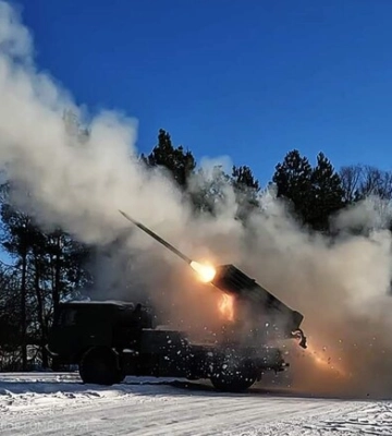 Карта бойових дій в Україні 18 січня