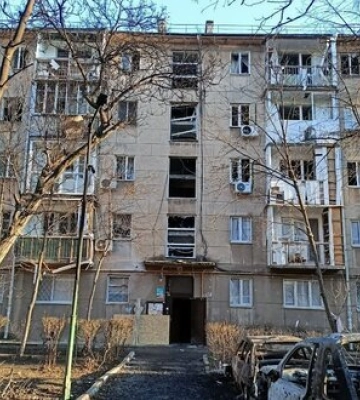 В Одесі через нічну атаку 17 січня пошкоджено 11 будинків та понад 130 квартир