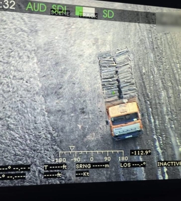 На Закарпатті прикордонники виявили незаконну вирубку дерев та видобуток піщано-гравійної суміші