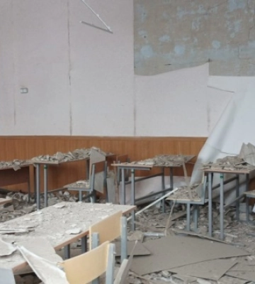 Росіяни зруйнували школу в Чугуєві на Харківщині