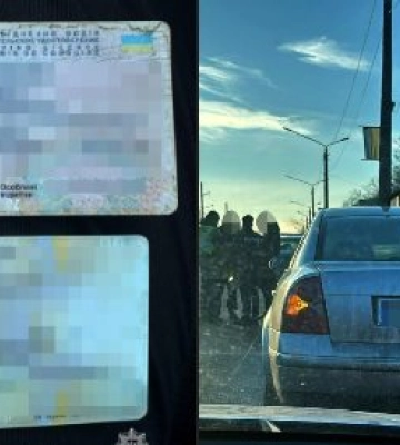 Миколаївські патрульні зупинили водія з фальшивими документами