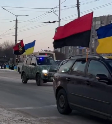 Луцьк завмер: «на щиті» привезли тіла полеглих Героїв (Відео)