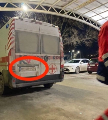 В окупованому Сімферополі медики приїжджають на виклики на &quot;швидких&quot; з українськими номерами - ЗМІ