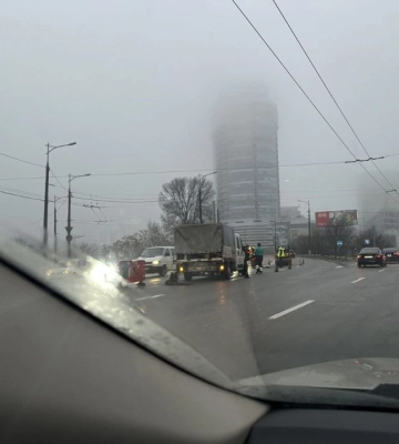 У Дніпрі в бік центру утворюється затор