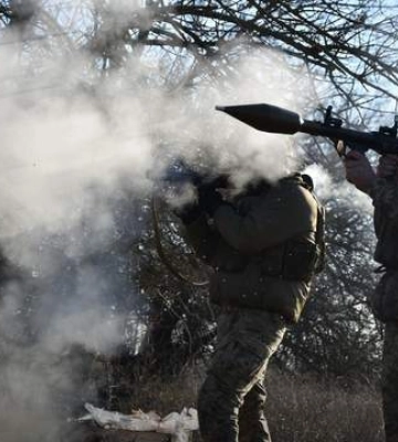 Карта боевых действий в Украине 19 января