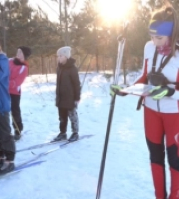 Діти готуються до чемпіонату Волинської області зі спортивного лижного туризму