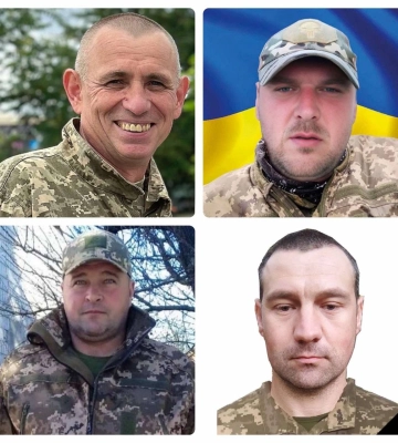 В останню путь на Рівненщині провели чотирьох військовослужбовців
