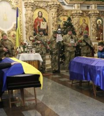 Полтавська громада попрощалася із загиблими Героями Михайлом Рибалкою та Іваном Белеканичем