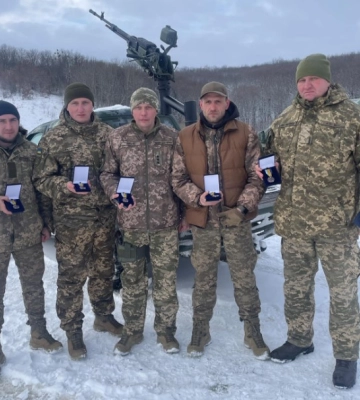 Сумські тероборонці, які збили “шахеди”, отримали нагороди